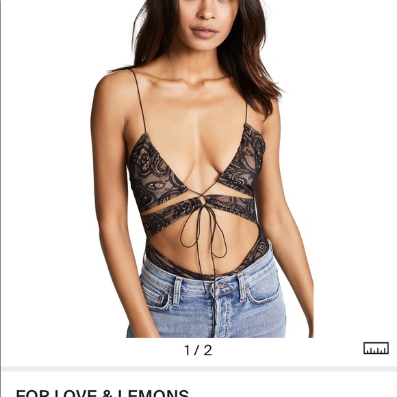 For Love And Lemons Tops - NWT For Love and Lemons Romy Bodysuit